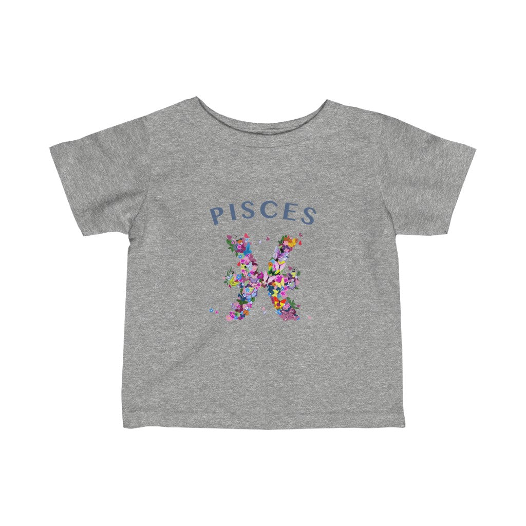 Pisces Floral Baby Tee