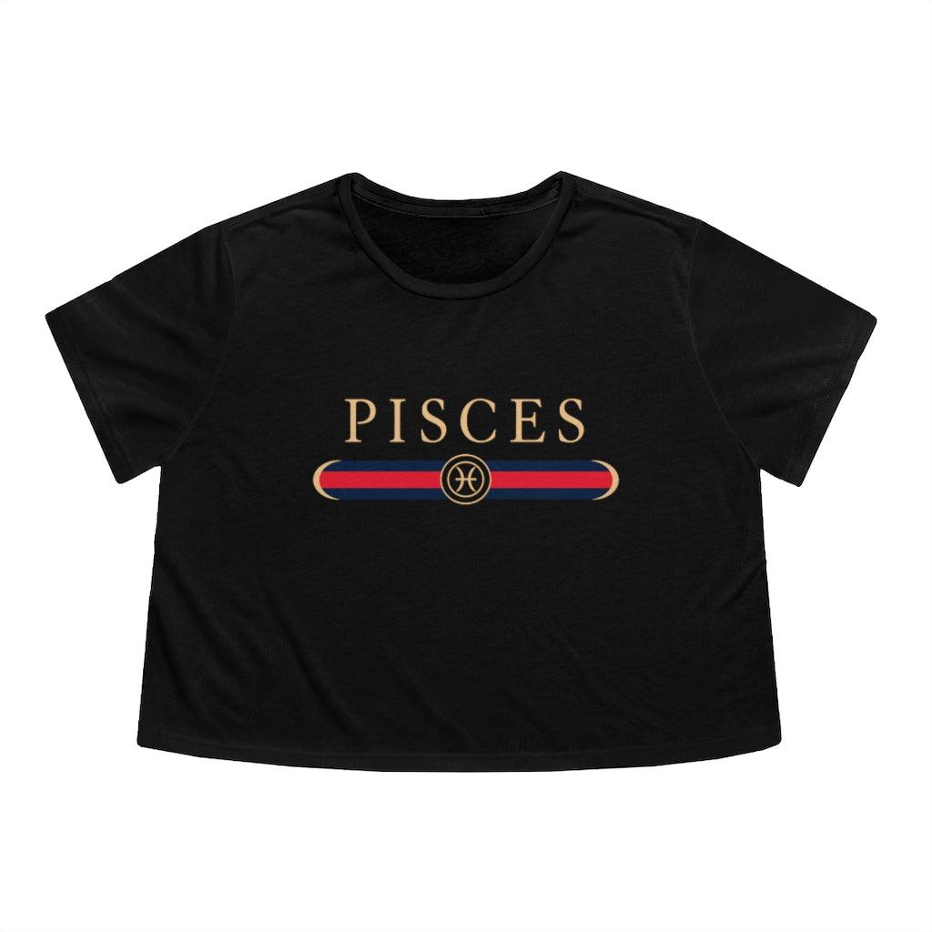 Pisces G-Girl Flowy Cropped Shirt