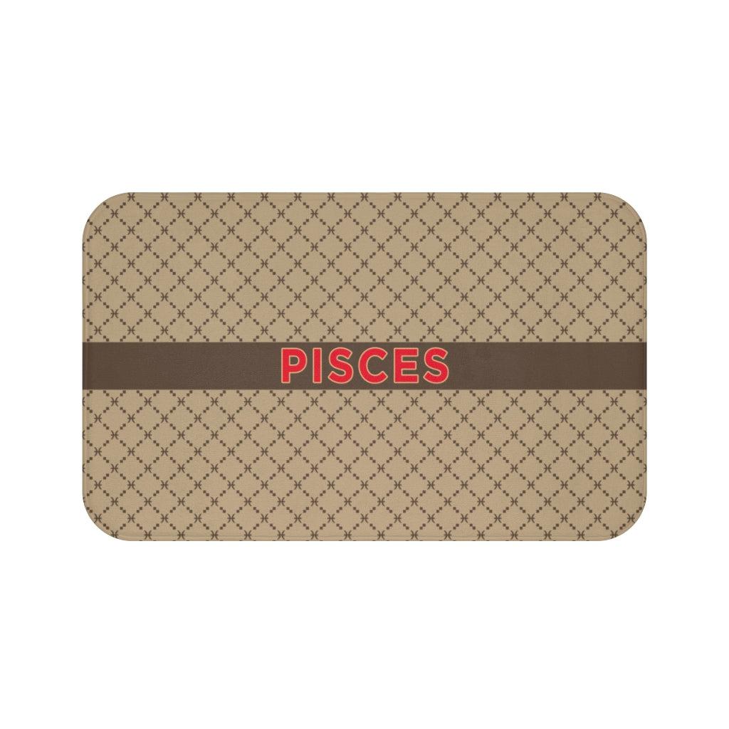 Pisces G-Style Beige Bath Mat
