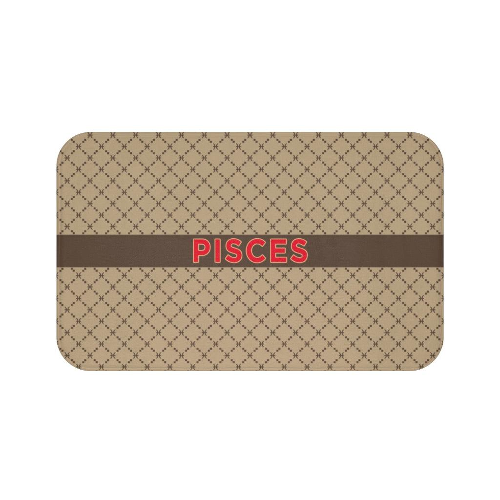 Pisces G-Style Beige Bath Mat