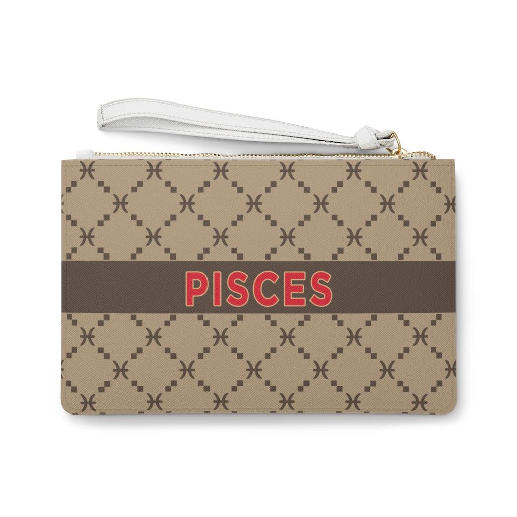 Pisces G-Style Beige Clutch Bag