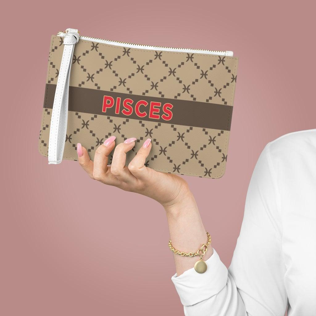 Pisces G-Style Beige Clutch Bag