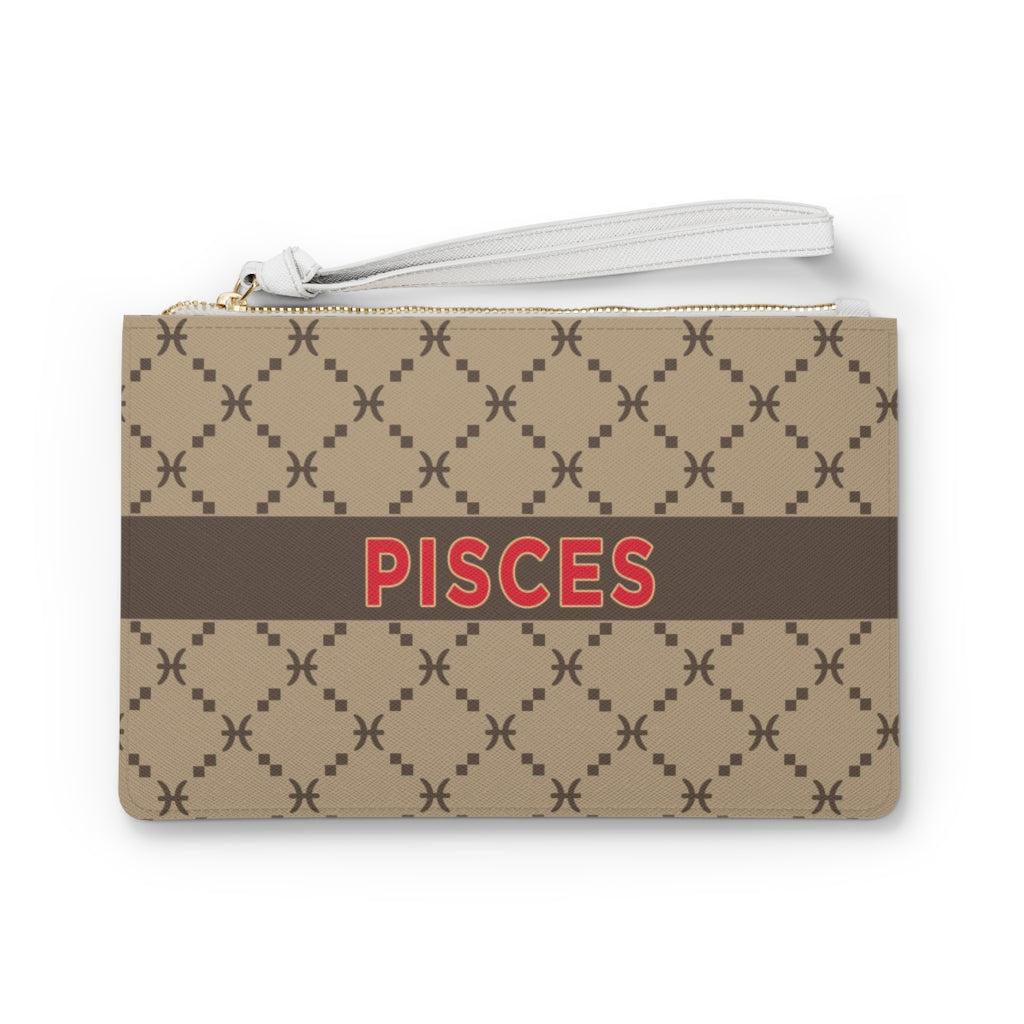 Pisces G-Style Beige Clutch Bag