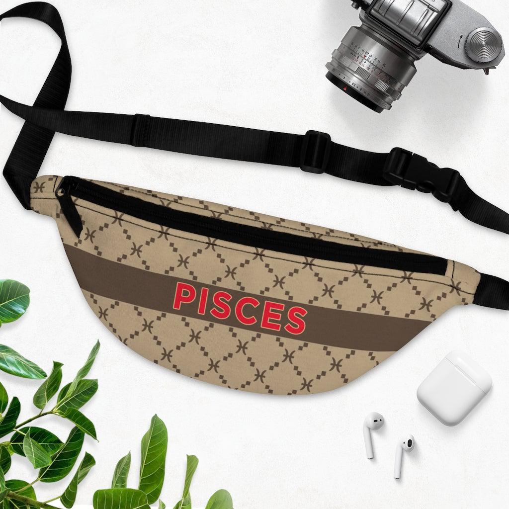 Pisces G-Style Beige Fanny Pack