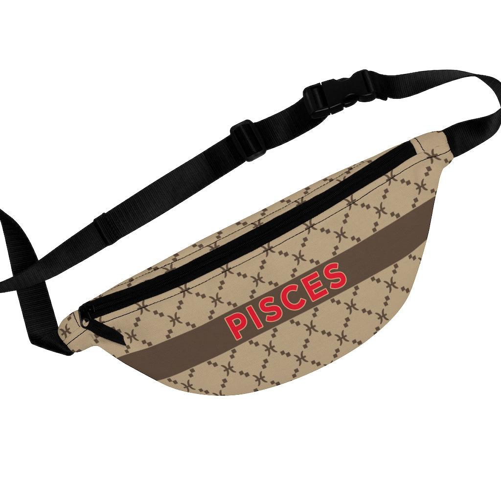Pisces G-Style Beige Fanny Pack
