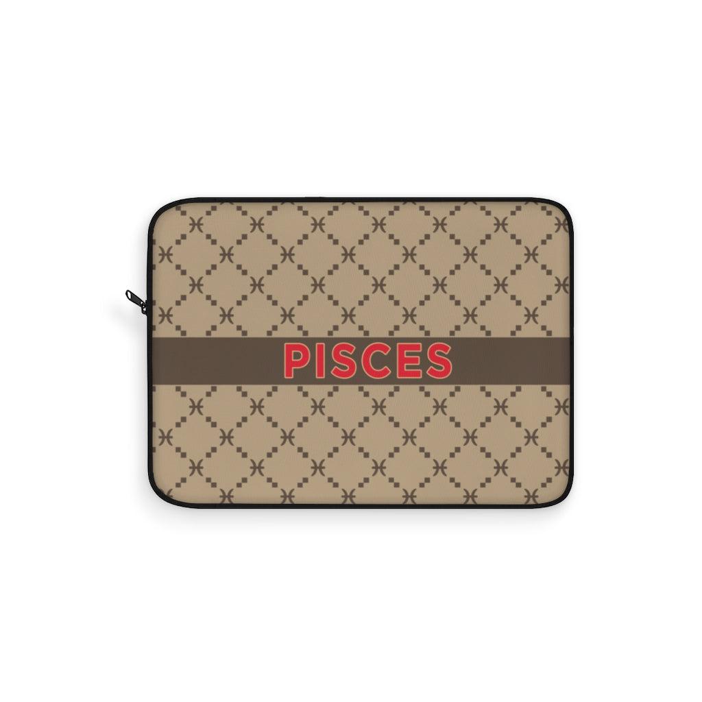 Pisces G-Style Beige Laptop Sleeve