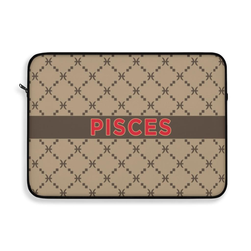 Pisces G-Style Beige Laptop Sleeve