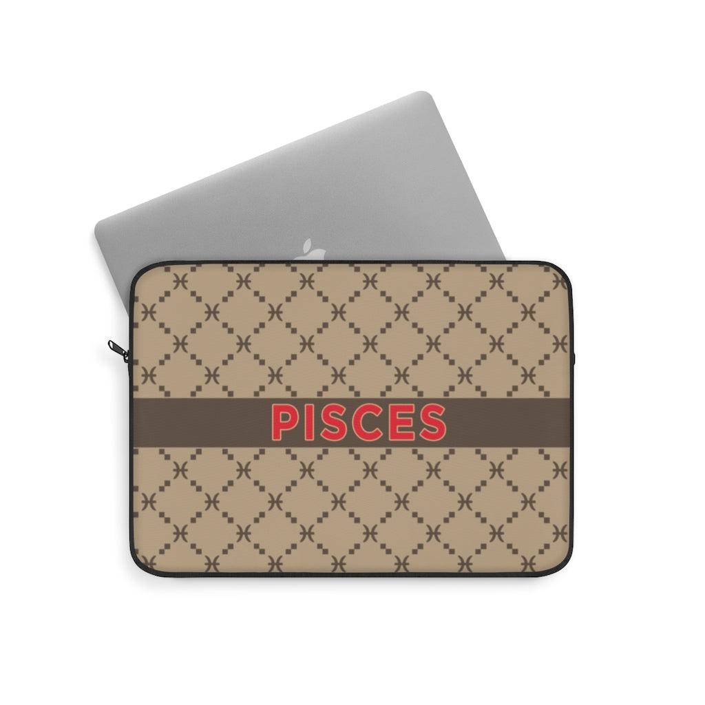 Pisces G-Style Beige Laptop Sleeve