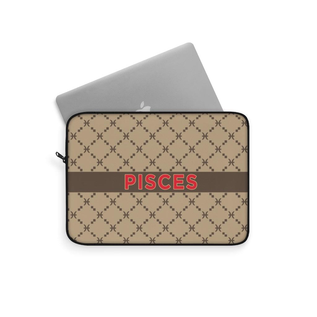 Pisces G-Style Beige Laptop Sleeve