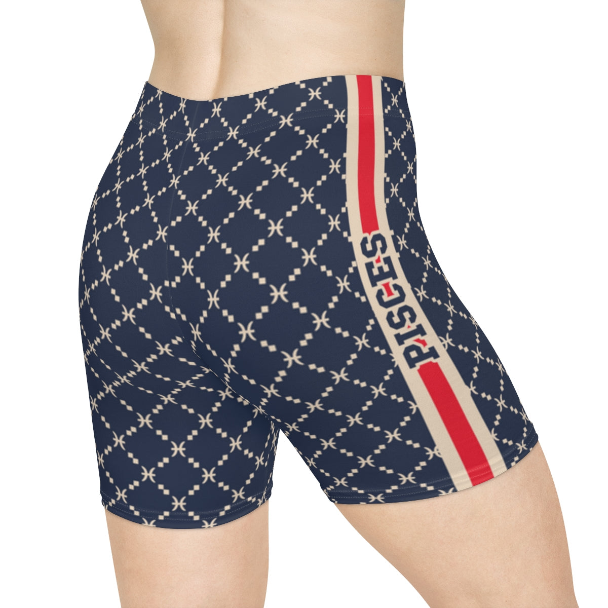 Pisces G-Style Biker Shorts - Blue