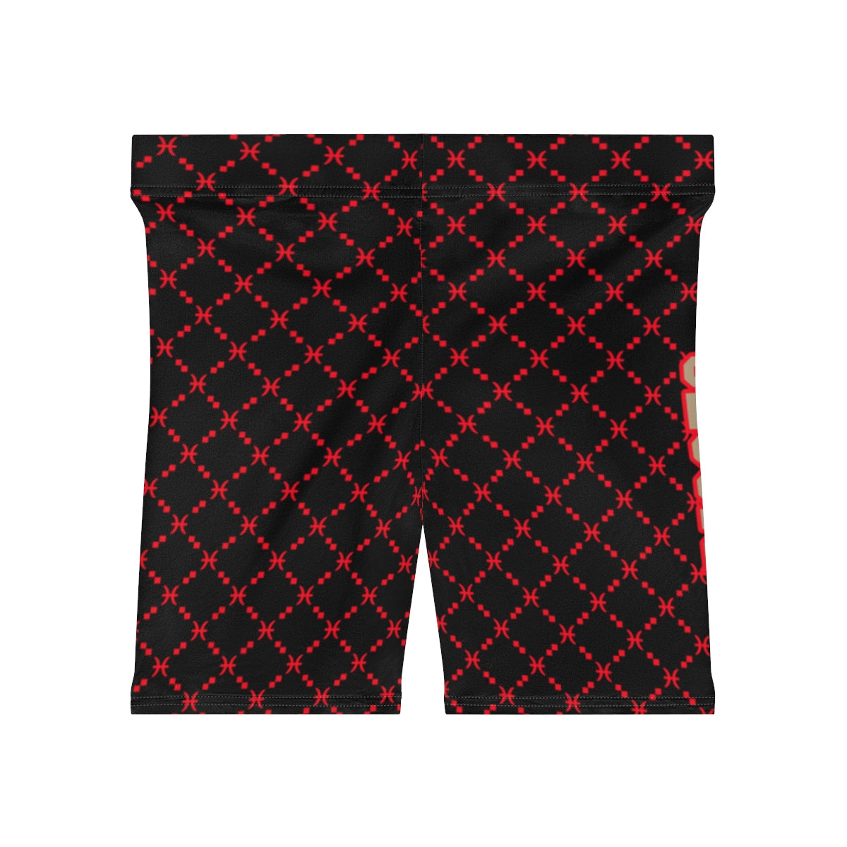 Pisces G-Style Biker Shorts - Red