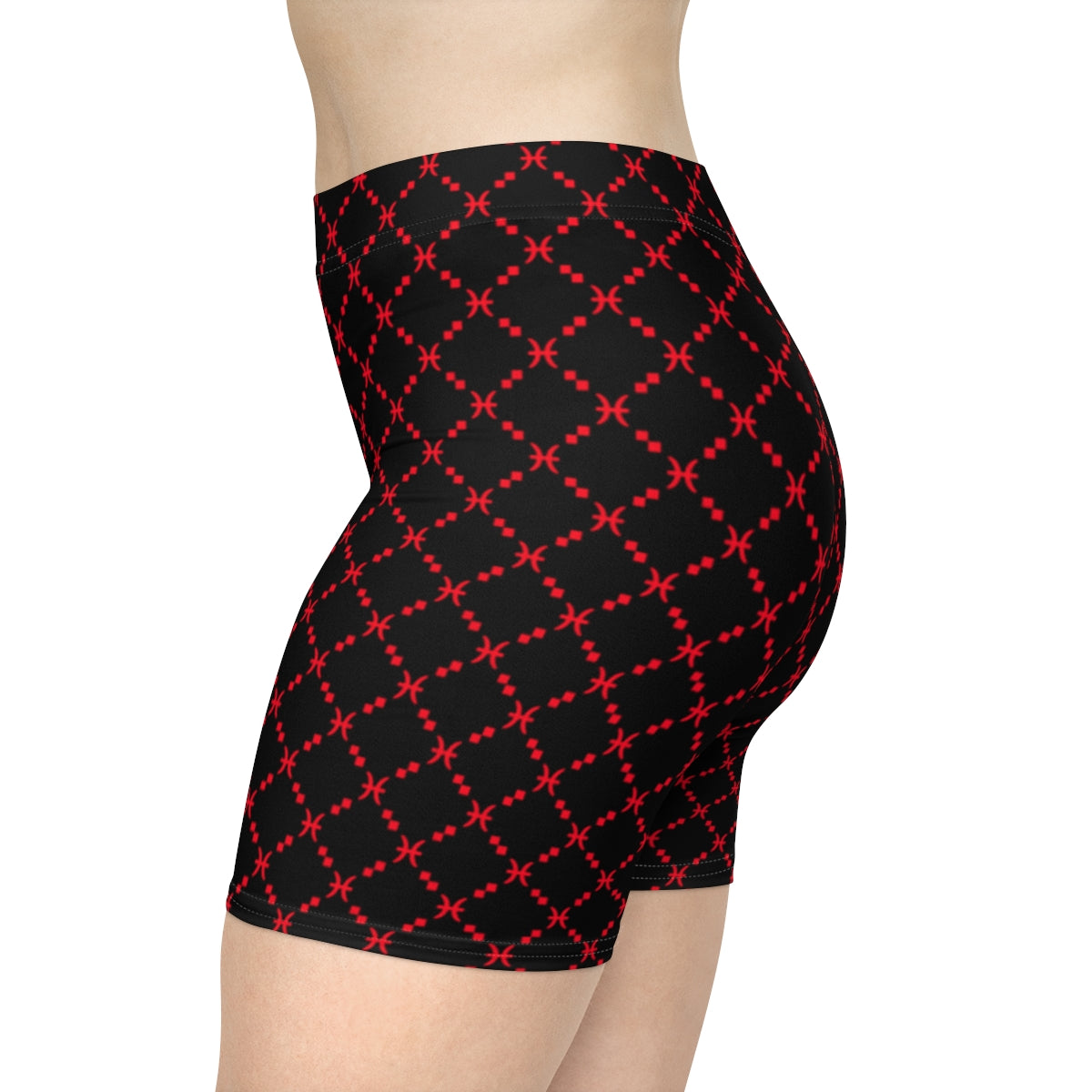 Pisces G-Style Biker Shorts - Red