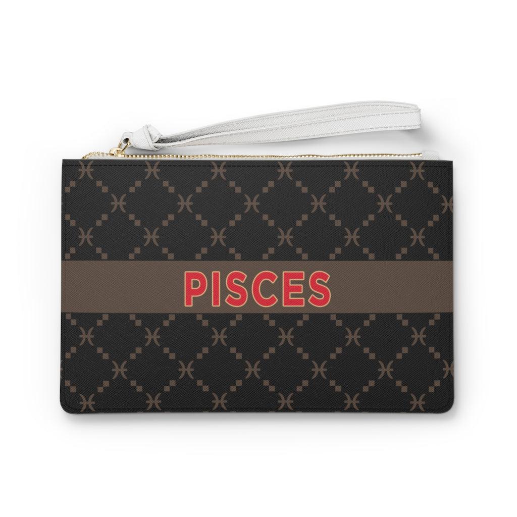 Pisces G-Style Black Clutch Bag