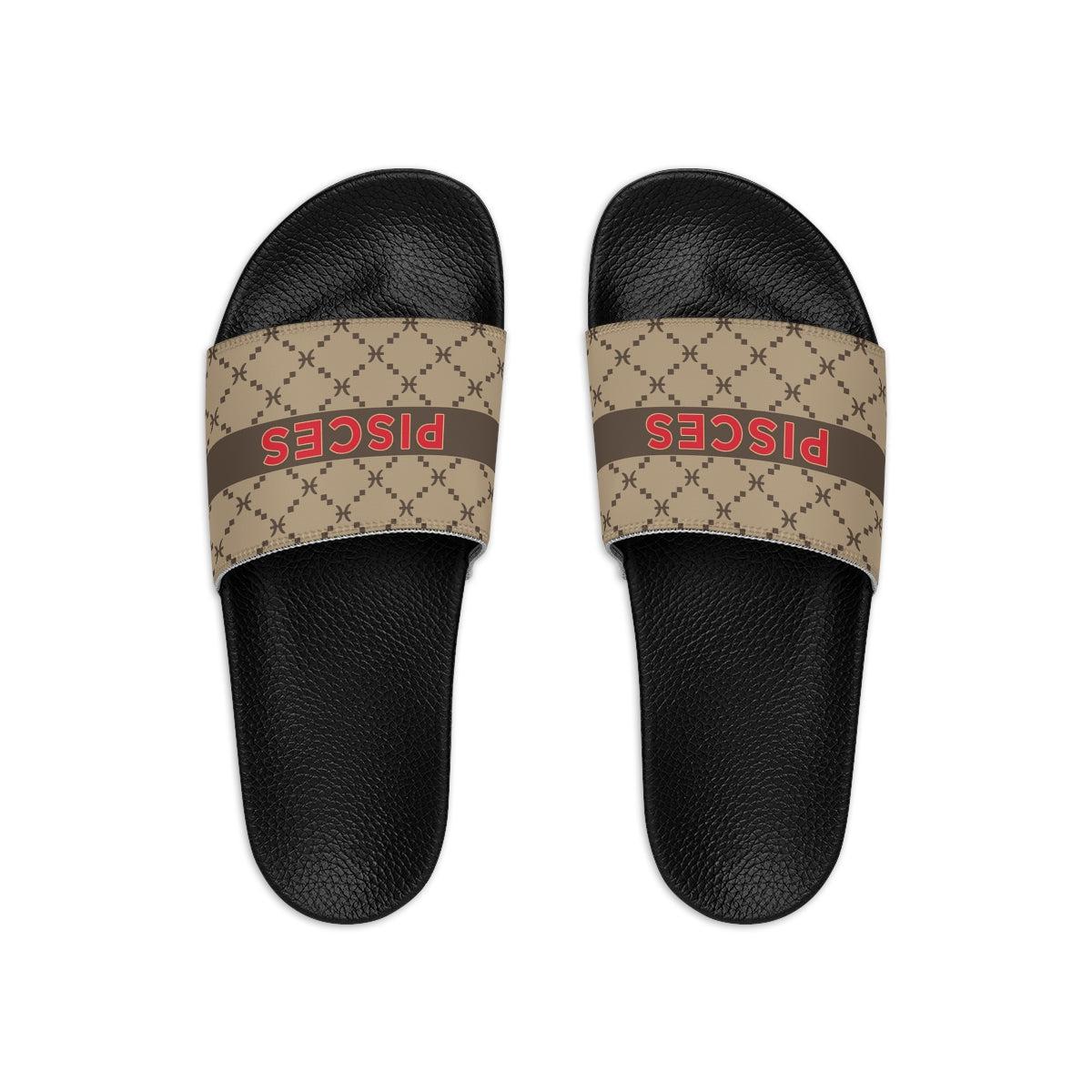 Pisces G-Style Slide Sandals - Beige