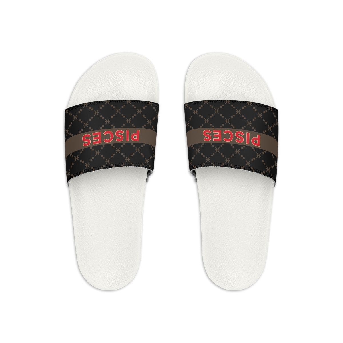 Pisces G-Style Slide Sandals - Black