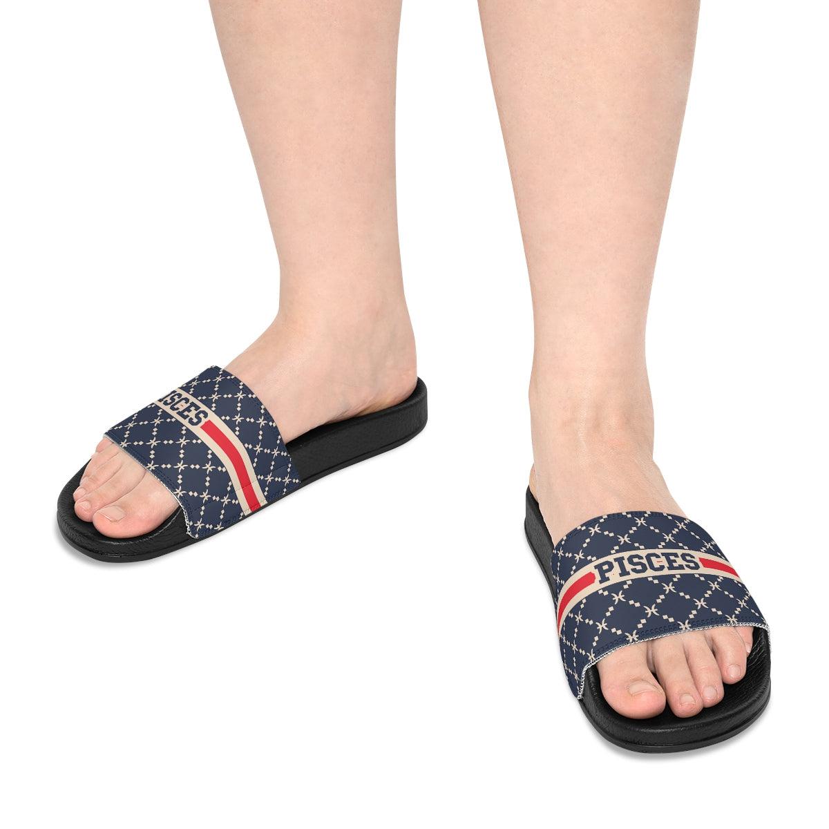 Pisces G-Style Slide Sandals - Blue