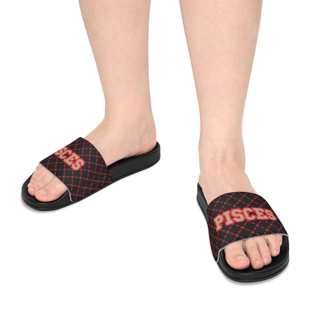 Pisces G-Style Slide Sandals - Red