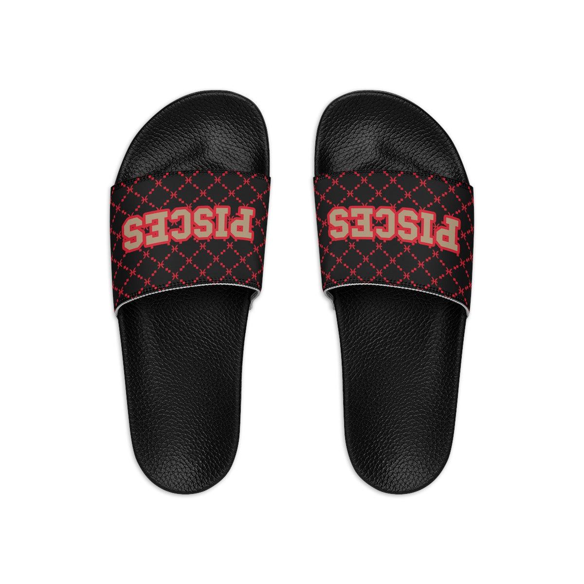 Pisces G-Style Slide Sandals - Red