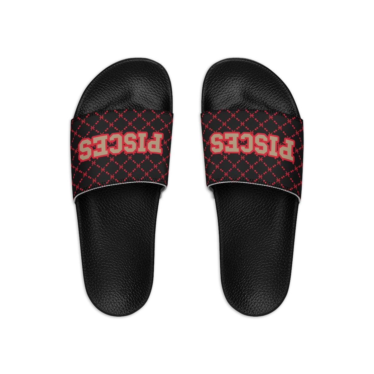 Pisces G-Style Slide Sandals - Red