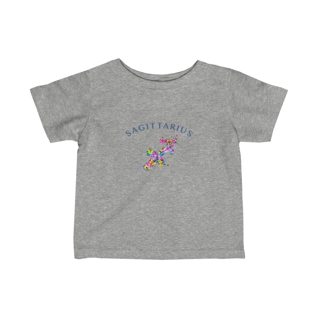 Sagittarius Floral Baby Tee