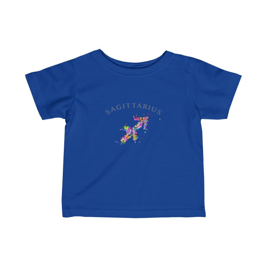 Sagittarius Floral Baby Tee