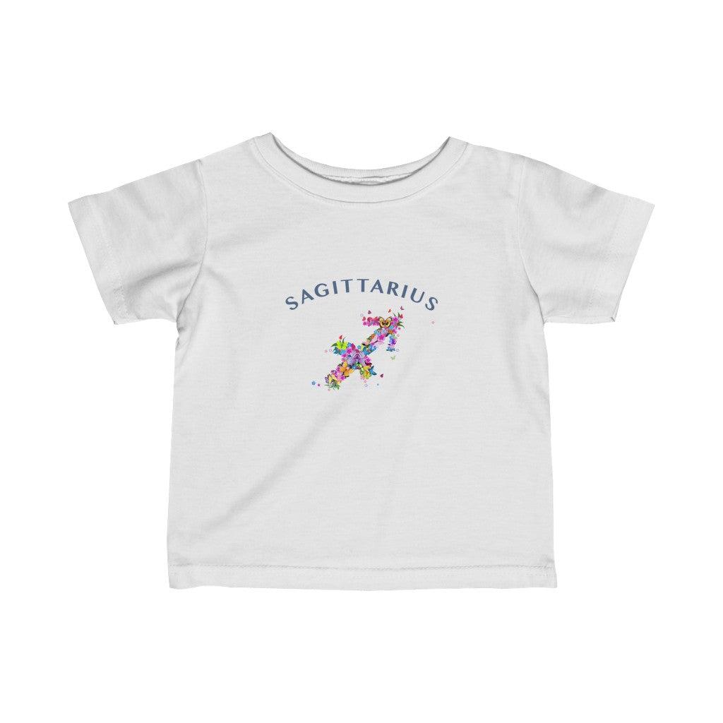 Sagittarius Floral Baby Tee