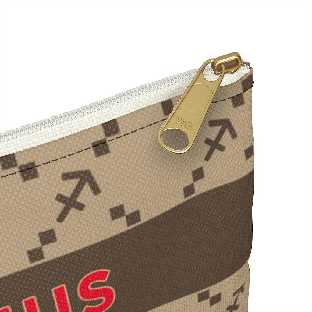 Sagittarius G-Style Beige Accessory Pouch