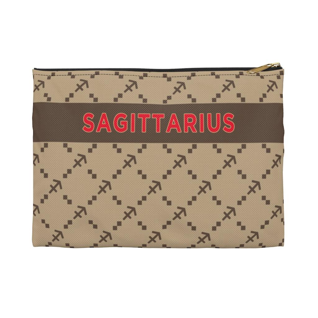 Sagittarius G-Style Beige Accessory Pouch