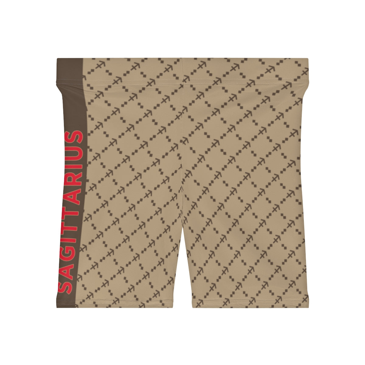 Sagittarius G-Style Biker Shorts - Beige