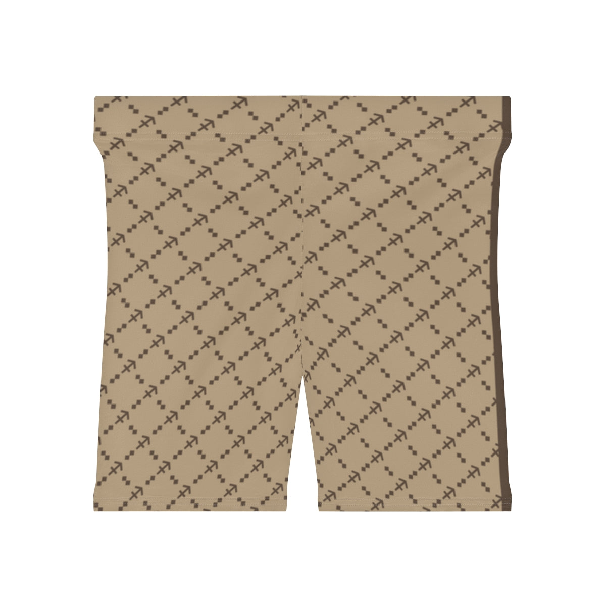 Sagittarius G-Style Biker Shorts - Beige