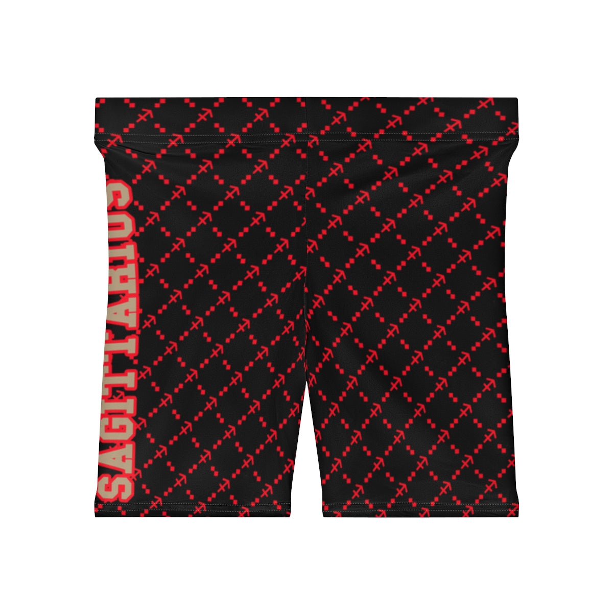 Sagittarius G-Style Biker Shorts - Red