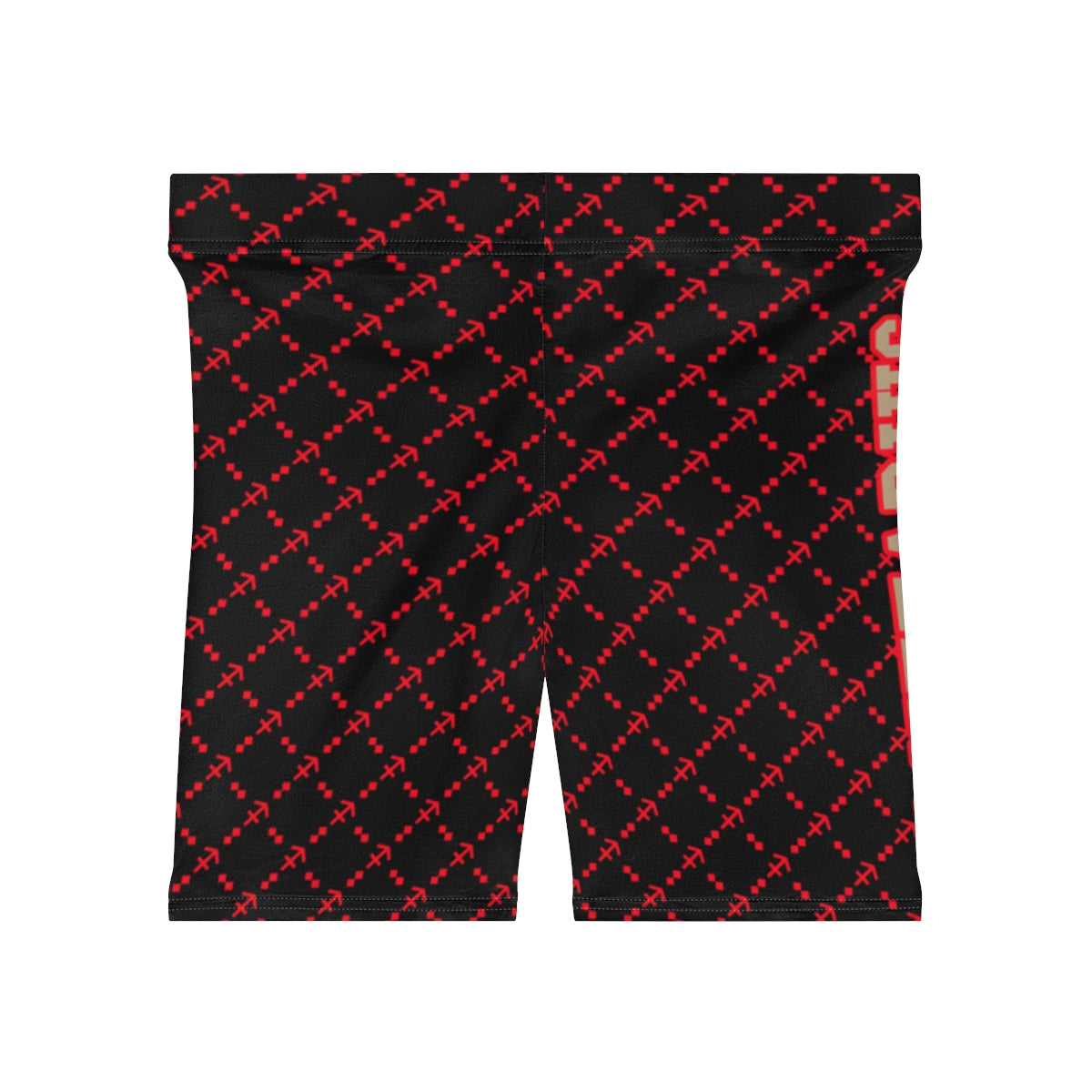 Sagittarius G-Style Biker Shorts - Red