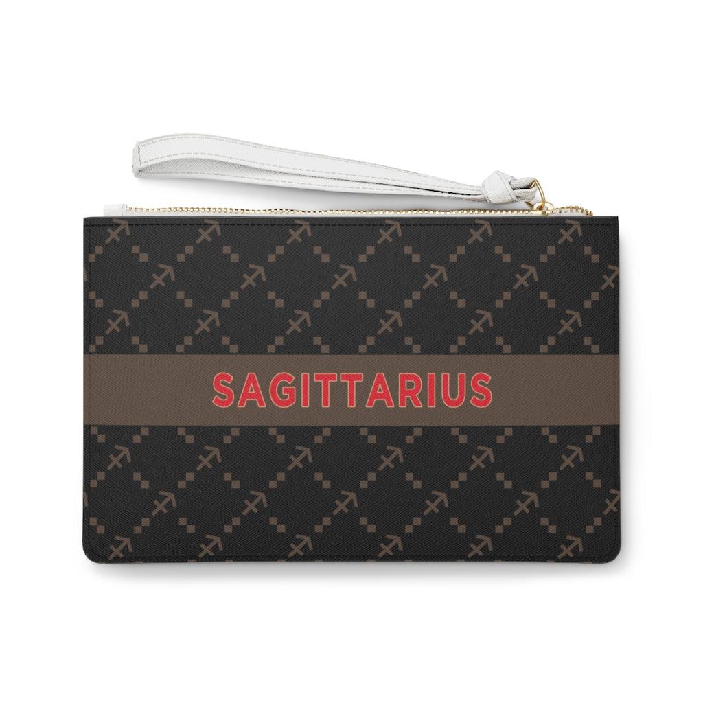 Sagittarius G-Style Black Clutch Bag