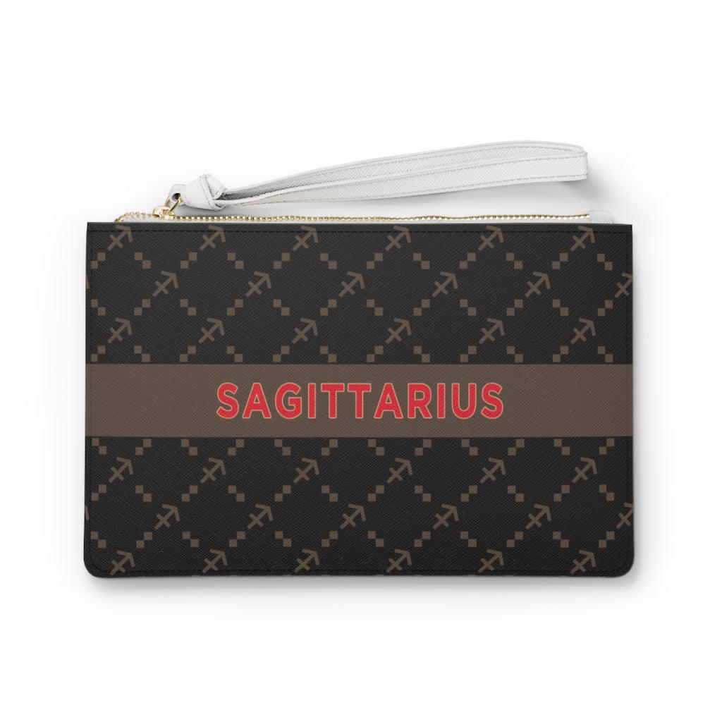 Sagittarius G-Style Black Clutch Bag