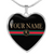 Scorpio Custom G-Girl Heart Necklace