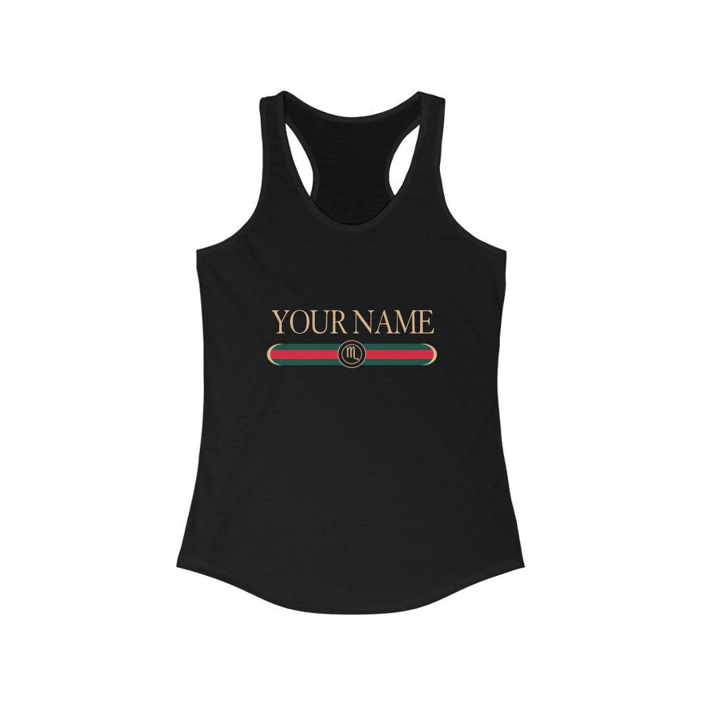 Scorpio Custom G-Girl Tank Top-Black