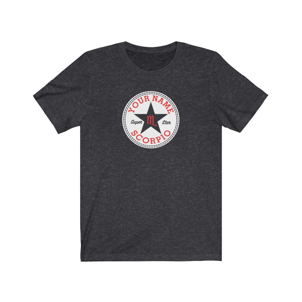 Scorpio Custom Star Shirt Zodiac Clothing for her Birthday