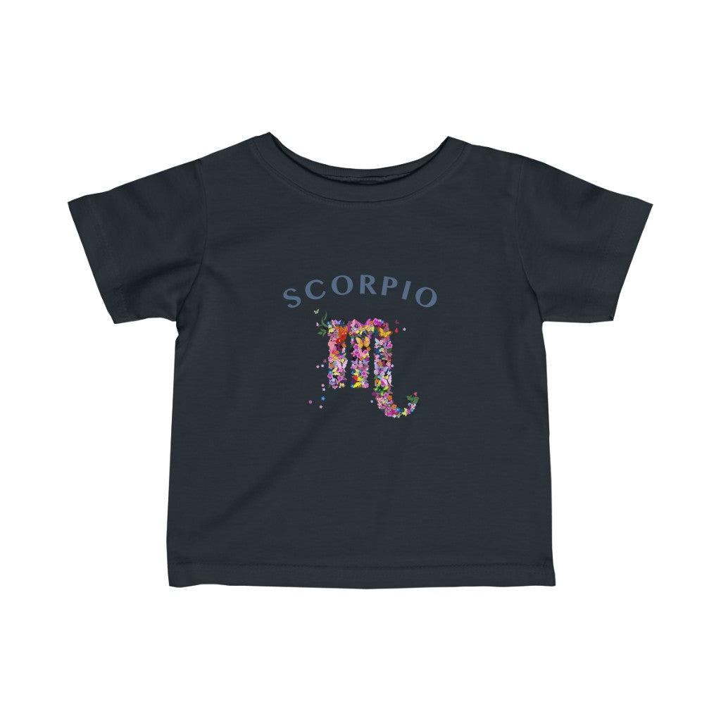 Scorpio Floral Baby Tee