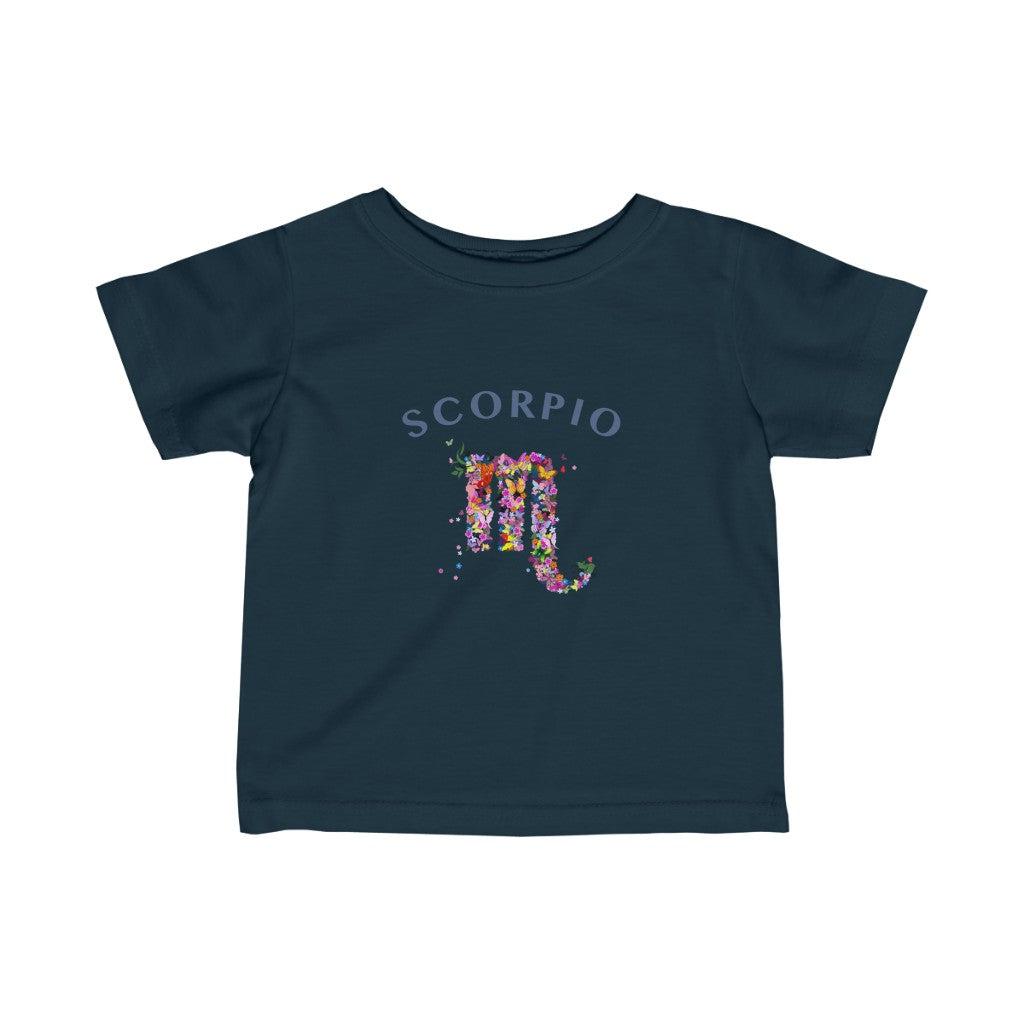 Scorpio Floral Baby Tee