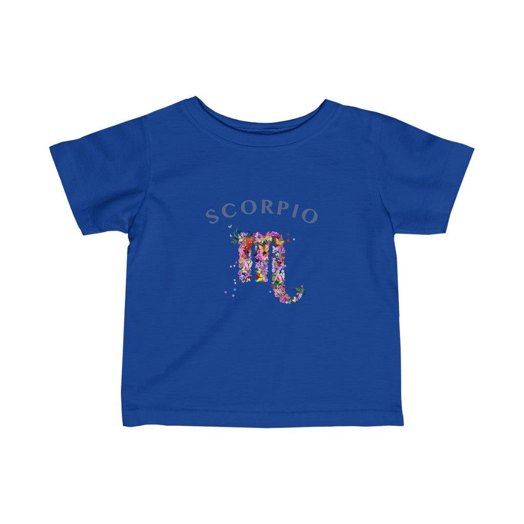 Scorpio Floral Baby Tee
