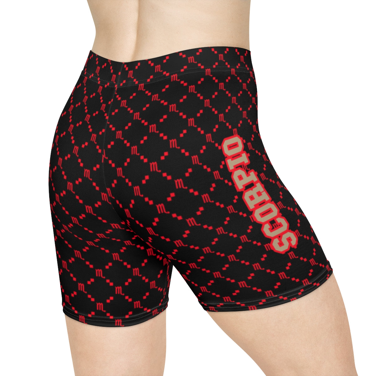 Scorpio G-Style Biker Shorts - Red