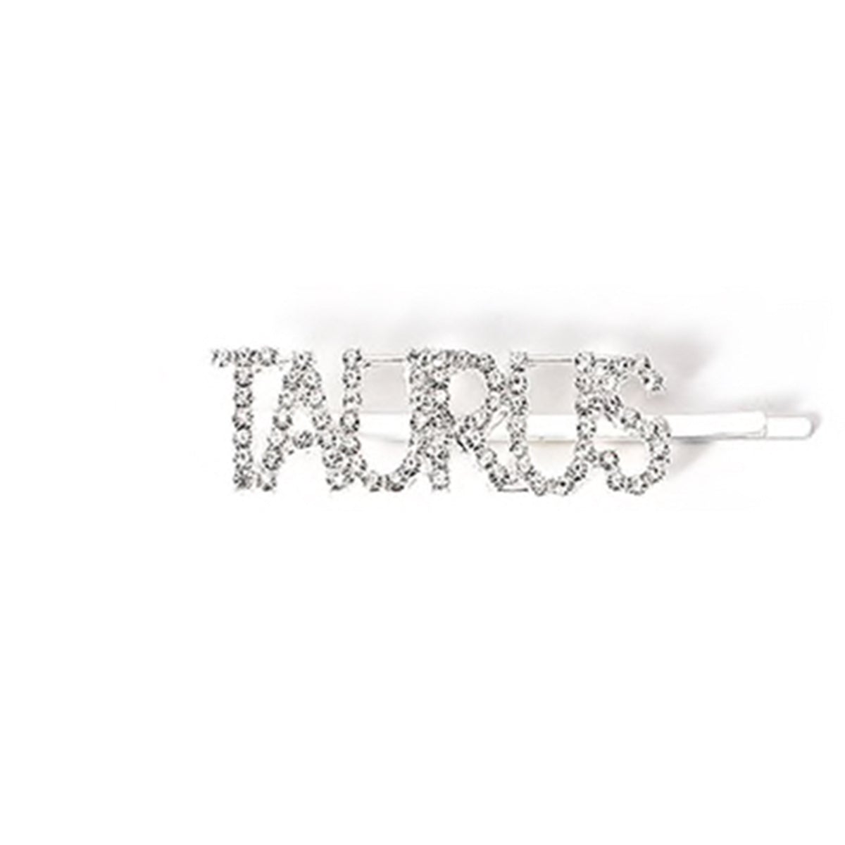 Taurus Crystal Hair Clip zodiac jewelry for her birthday outfit