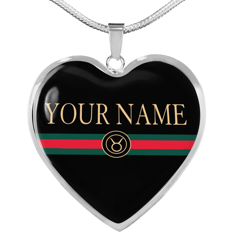 Taurus Custom G-Girl Heart Necklace