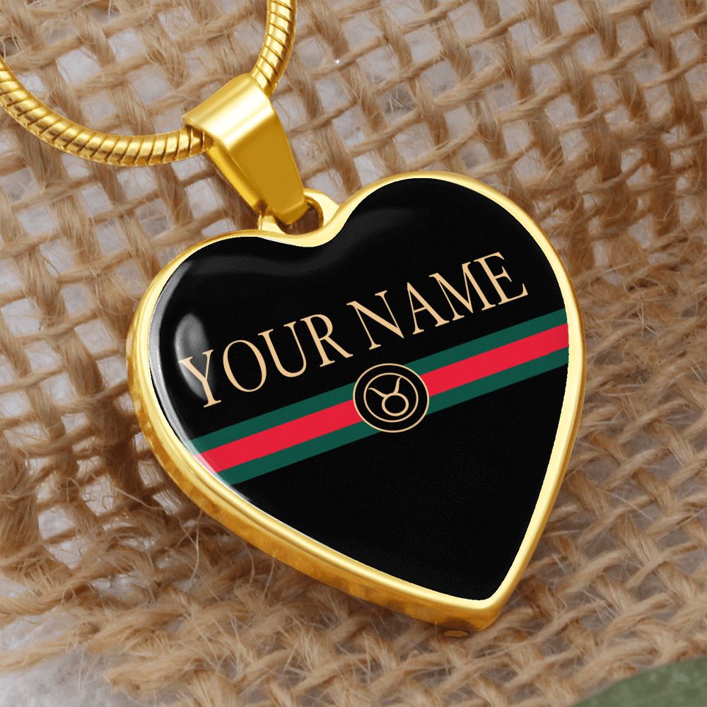 Taurus Custom G-Girl Heart Necklace
