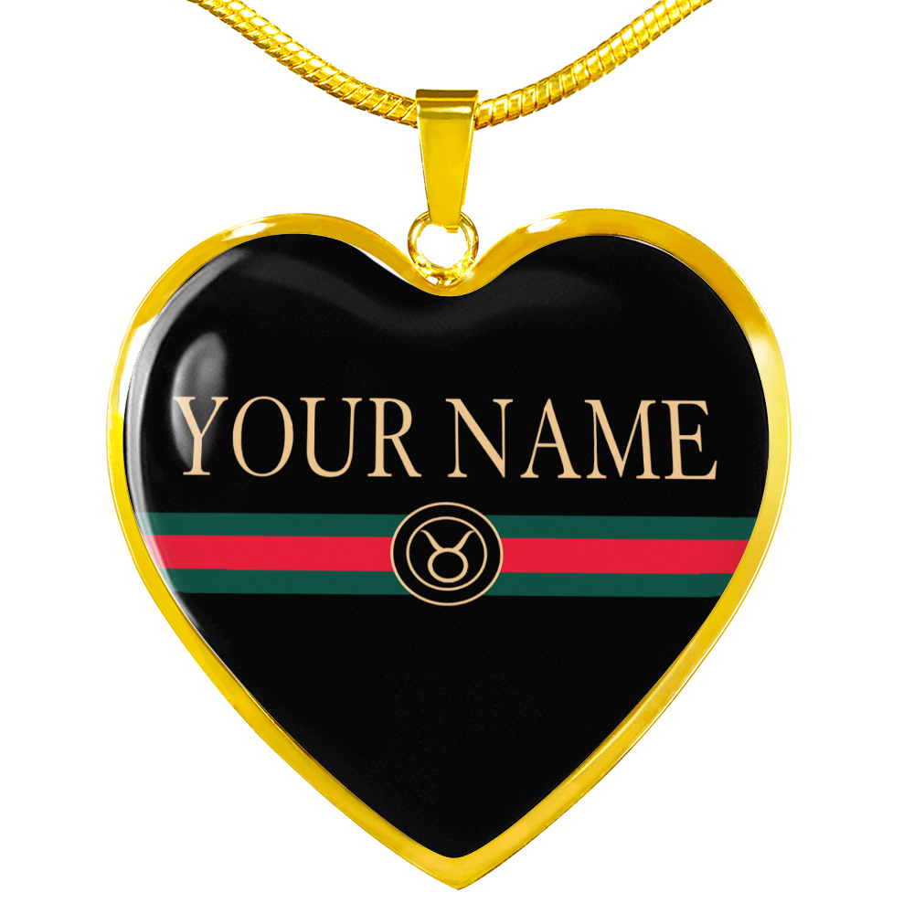 Taurus Custom G-Girl Heart Necklace