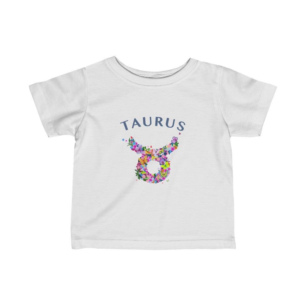 Taurus Floral Baby Tee