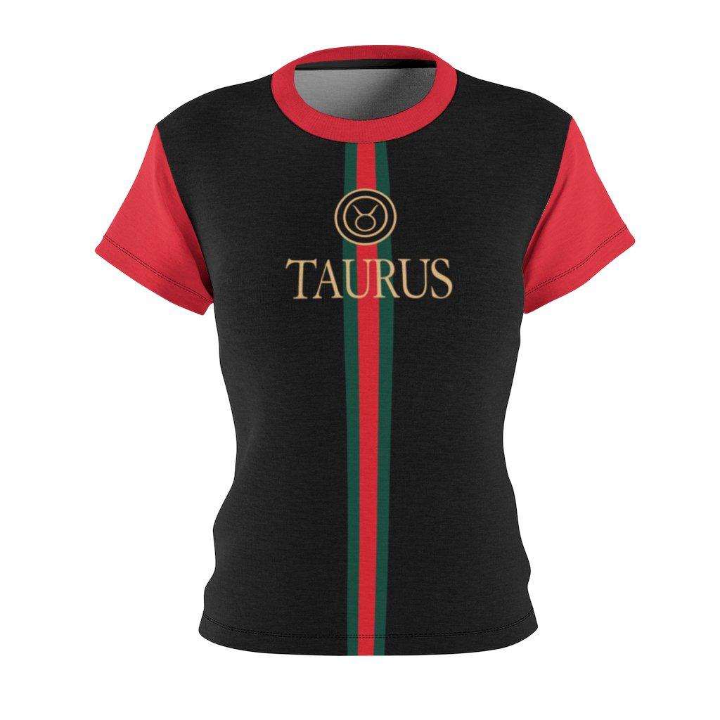 Taurus Shirt: Taurus G-Girl Black & Red Shirt zodiac clothing for birthday outfit