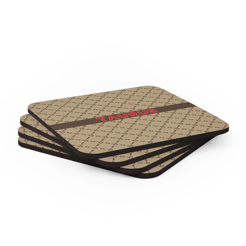 Taurus G-Style Beige Cork Coaster