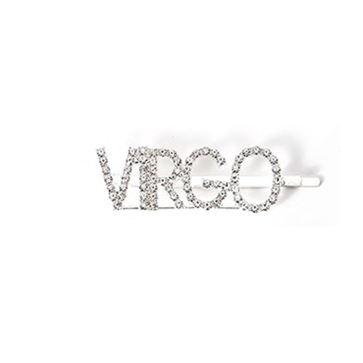 Virgo Crystal Hair Clip zodiac jewelry for her birthday outfit