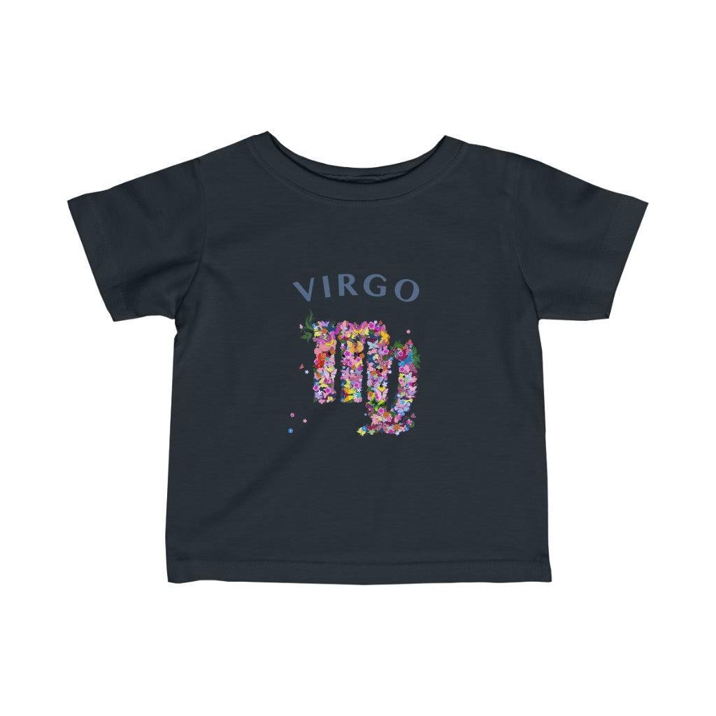 Virgo Floral Baby Tee